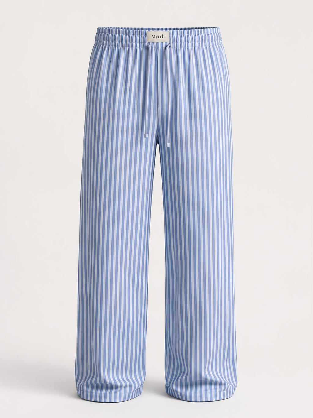 Striped Blue & White Pajamas