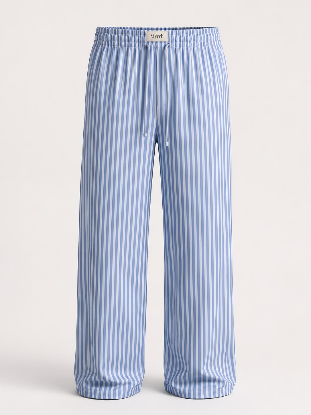 Striped Blue & White Pajamas
