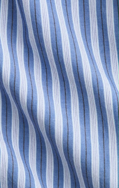 Striped Blue & White Pajamas